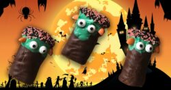 Kid-friendly Halloween recipes: An easy hack to turn mini rolls into Frankenstein’s monsters