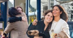 Princess Eugenie enjoys friendly lunch with Matthew McConaughey’s wife Camila Alves as pair hug in street