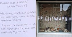 Halloween ogranisers forced to change window display depicting ‘murdered’ dolls