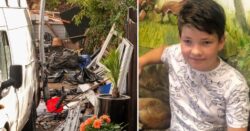 First picture of boy, 12, killed in garage wall collapse