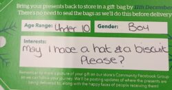 Little boy asks for ‘a hat and a biscuit’ for Christmas as cost of living crisis rages on
