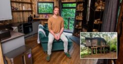 Dad didn’t wait for permission to build £100,000 treehouse because he has cancer