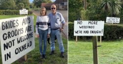 ‘Not welcome’: Campaign to block boozy wedding guests from sleepy village
