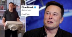 Elon Musk enters Twitter headquarters carrying kitchen sink and changes profile to ‘Chief Twit’