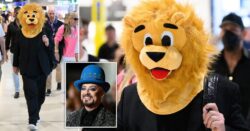 Boy George has jungle fever in lion mask as he’s ‘confirmed’ for I’m A Celebrity 2022 arriving at airport in Australia