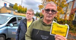 Taxi driver left fuming after receiving parking ticket while helping blind passenger