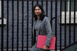 Suella Braverman departs as home secretary as Truss government disarray mounts