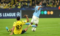 Man City held against Borussia Dortmund as old pals give Erling Haaland a night off