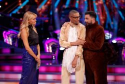 Strictly Come Dancing’s Richie Anderson overcome with emotion as he watches back shock exit