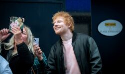 Ed Sheeran explains bizarre reasoning behind Sam Smith’s six-foot marble penis gift