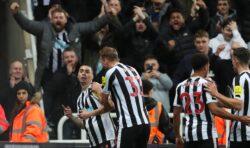 Almiron bags Newcastle a one-goal win over Everton with sublime shot