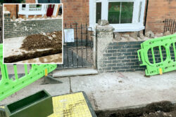 Builders left my newly renovated homes a muddy mess – they only left me a NOTE