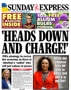 Sunday Express – ‘Heads down and charge’