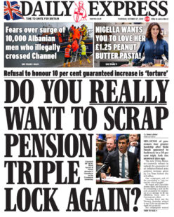 Daily Express – Do you really want to scrap pensions triple lock again?