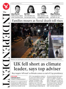 The Independent – UK fell short as climate leader, says top adviser