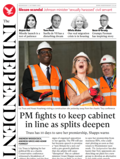 The Independent – PM fights to keep party in line as split deepen 