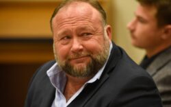 Alex Jones told to pay 5m damages to shooting victims’ families