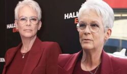 Jamie Lee Curtis breaks down in tears as she says struggles are ‘coming back to haunt her’