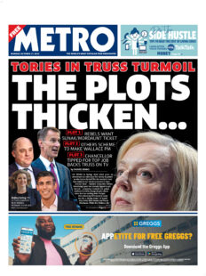 Metro – Tories in Truss turmoil: The plots thicken