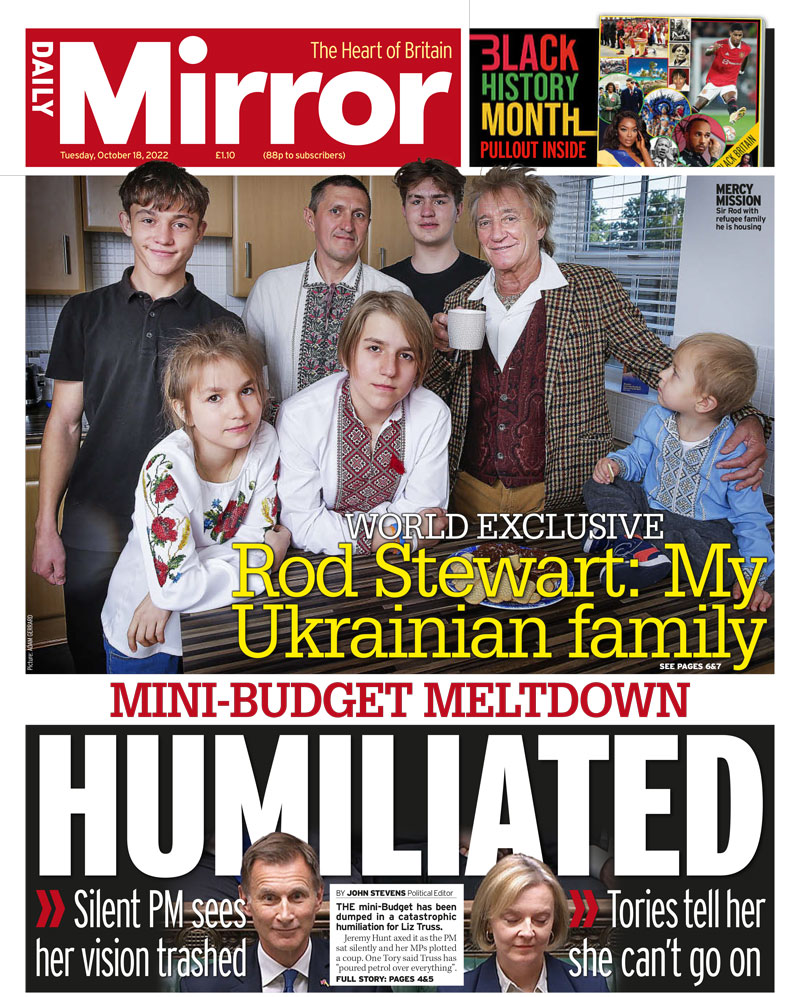 Daily Mirror - Mini-Budget meltdown: Humiliated 