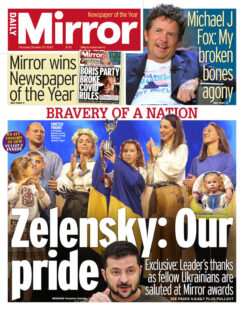 Daily Mirror – Zelensky: Our pride