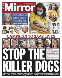 Daily Mirror- Stop the killer dogs