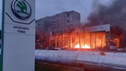 Putin unleashes fresh barrage hitting school & killing one as sirens ring out