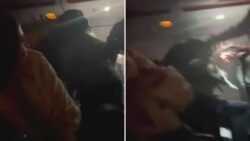 Shock brawl breaks out on plane as passengers feel like they’re ‘going to die’