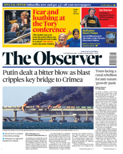 The Observer –  blast cripples key bridge to Crimea