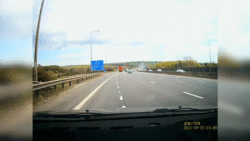 Impatient Mercedes driver crashes into learner during first trip on motorway