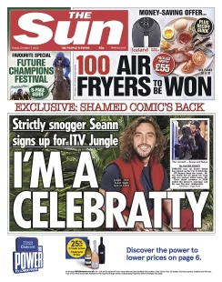 The Sun  – Strictly love rat Seann signs up for I’m A Celebrity