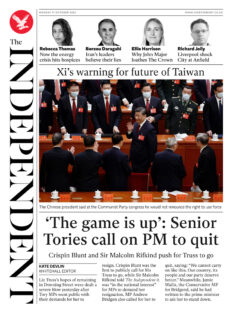 The Independent – ‘Game is up’: Senior Tories call on PM to quit