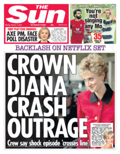 The Sun – Crown Diana crash outrage