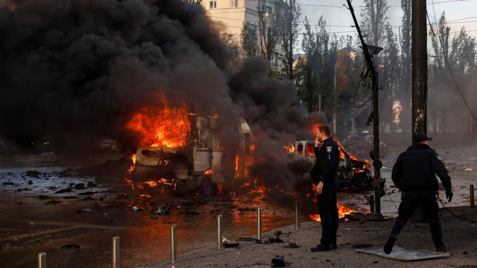 Breaking - Massive strikes hit major cities including Kyiv