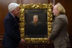 Portrait of Shakespeare said to be painted while Bard was alive goes on display