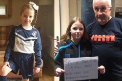 Twelve-year-old on 365-day run for charity says: ‘Never give up, never give in’