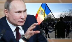 Putin warned against ‘heavy-handed’ moves in Moldova as Russia seeks to spark ‘revolution’