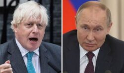 Boris Johnson warns against ‘crazy’ Putin move as he breaks silence after leaving No 10