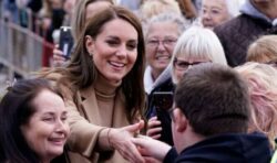 People’s Princess! Kate greets adoring royal fans lined up to meet her in Scarborough