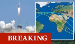 Flights grounded in Spain as out-of-control Chinese rocket plummets back to Earth