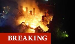 Huge fire breaks out in West Sussex town as former care home engulfed by massive flames