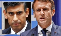 Sunak to confront Macron in showdown meeting today and demand action on Channel crossings