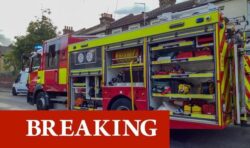 Kent fire: 4 firefighters tackle blaze at ex-railway station as locals take ‘precautions’