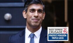 Triple lock pledge to be honoured by Rishi Sunak after Express’ 300,000 strong campaign