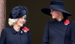 Kate Middleton takes the lead and calms ‘anxious’ Camilla at Cenotaph with subtle comments