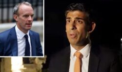 Sunak forced to defend Raab as ex-top official makes extraordinary ‘bullying’ intervention