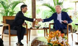 Joe Biden refers to UK as ‘closest ally and best friend’ in meeting with Rishi Sunak