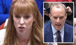 Angela Rayner on the spot as Raab mocks Labour ‘bluster and mudslinging’ in heated PMQs