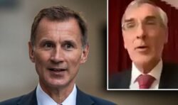 Jeremy Hunt warned against ‘taxing UK to death’ as MP urges ministers to ‘go for growth’