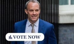 POLL: Should Dominic Raab resign over bullying claims?